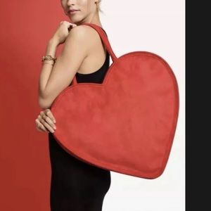 Erin Fetherston red heart anniversary heart tote